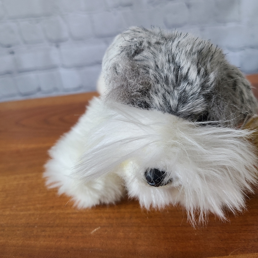 Miyoni Schnauzer Realistic Plush Stuffed Animal